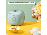 Arrocera - Tefal Multifunción POP, 0.7 L, Hasta 4 raciones,  Tecnología Smart NFC, Compacta, Bol Antiadherente,  Cesta vaporera, 8 programas