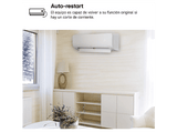 Aire acondicionado Split 1 x 1 - LG WIFIECO12.SET, 2967 fg/h, Wi-Fi, ThinQ, Blanco