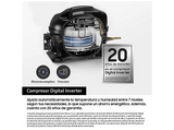 Frigorífico americano - Samsung RS57DG400EM9EF, Mono cooling, No Frost, 178 cm, 583 l, Wifi, Plata mate suave