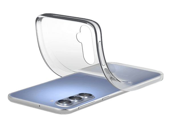 Funda móvil - CellularLine Soft, Para Samsung Galaxy A17, Diseño Ultrafino, Goma, Transparente