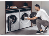 Secadora bomba de calor - Haier HD90-A3Q397U1-S X Series 11, 9 kg, 17 programas, Ultra Reverse Drum,  Wi-Fi, Blanco
