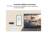 Auriculares True Wireless - LG BUDS, 30 h, Resistencia al agua IPX4, Cancelación de ruido,  Blanco