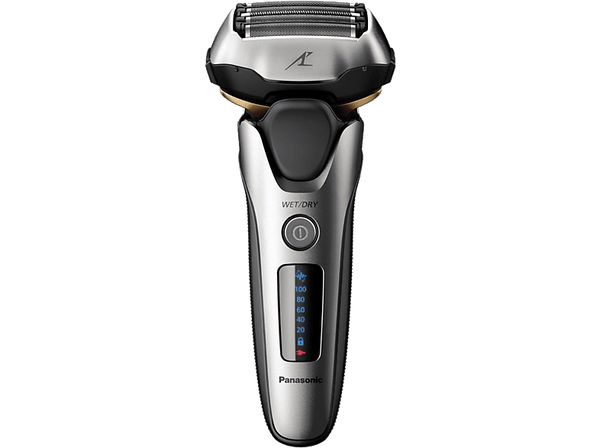 Afeitadora - Panasonic ES-LV69-S803, 50 min Autonomía, 5 Cuchillas, Cabezal Multi-Flex adaptativo, Sensor Inteligente, Plata
