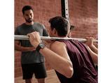 Smartwatch - Amazfit Bip Max, Correa 22mm, 5 ATM, Hasta 20 días de Autonomía, Pantalla 2.07 AMOLED, Sensores Salud Sensor biométrico, Silver Black
