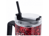 Termo - Sherwood Marvel, 940 ml, Acero inoxidable, Con pajita y asa ergonómica