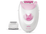 Depiladora - Braun Silk·épil 3 3-031, Depiladora de arranque con cable, Piel suave duradera, Cabezal rasuradora, Rosa