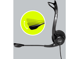 Auriculares - Logitech 960 USB-A, Con cable, PC/Mac, Micrófono ajustable