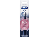 Recambio para cepillo dental - Oral-B iO Gentle Care, Pack de 3 unidades, Para encías sensibles, Negro