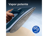 Centro de planchado - Philips PSG6023/20, OptimalTEMP, Sin Quemaduras, ProVelocity, 2400 W, 6,5 bar, 500 g/min, SteamGlide Plus, 1,8 L, Azul OscurO