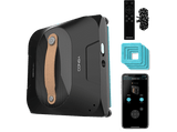 Robot limpiacristales - Cecotec Conga Windroid 1390 Double Spray Connected, 100 ml, 8 modos de limpieza, Autonomía 30 min, 4 mopas, 72W, Black