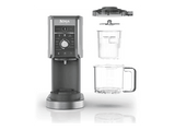 Heladera - Ninja CREAMi Deluxe 10-en-1, 10 programas, 2 tarrinas de 706ml, Tecnología avanzada Creamify, Plata