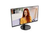Monitor - AOC U27B3AF, 27 UHD 4K, 60 Hz, 4 ms GtG, IPS, Adaptive Sync, Sin marco en 3 lados, Luz azul baja, HDR10, Negro