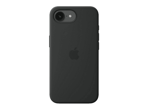 Apple Funda de silicona con MagSafe para el iPhone 17e, Compatible con correa Crossbody, Negro