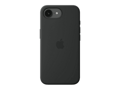Apple Funda de silicona con MagSafe para el iPhone 17e, Compatible con correa Crossbody, Negro