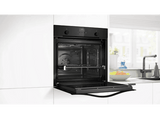 Horno - Balay 3HB5159N3, Serie Cristal, Multifunción, Limpieza por agua, 71 l, Autochef 10 recetas, Aire caliente 3D Profesional, 60 cm, Negro