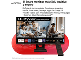 Monitor - LG 32SR50F-B, 32 , Full-HD, 5 ms, 60 Hz, Smart TV, webOS23, HDR10, HDMI 2.1, Negro