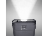 Móvil - Panasonic KX-TU160, Gris, 1100 mAh, Pantalla TFT-LCD grande de 2,4'', Teclas retroiluminadas, Compatible con audífonos, Luz LED brillante