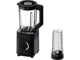 Batidora de vaso - Haier I-Master Series 5 HBL5B2 011, 1200W, 1.7 l, 6 cuchillas, Jarra Personal de 0.6 L, 5 Velocidades, Limpieza automática, Negro