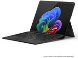 Convertible 2 en 1 - Microsoft Surface Pro Copilot+ PC, 13, Snapdragon® X Elite 45 TOPS, 16GB RAM, 512GB SSD, Adreno GPU, WINDOWS Home, Black