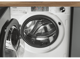 Lavadora secadora integrable - Haier Series 4 HWDQ90B416FWB-S, 9 kg+5 kg, 1600rpm, Inverter, Antibacterias, Sin panelar