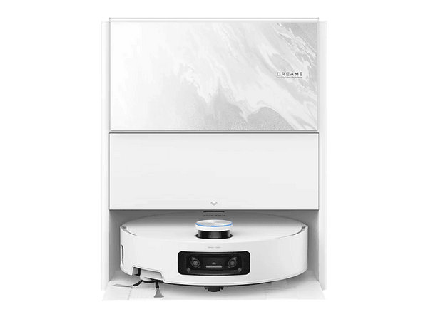 Robot aspirador - Dreame Aqua10 Ultra Track Complete, Función fregado, 650 W, 4 l, 205 min, 74 dB(A),  Sube desniveles de 6cm, Blanco