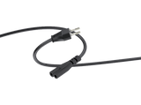 Cable de alimentación - Isy ICP-5003, 1.5 m, 2-pin, CEE 7/16 (Europlug), Negro
