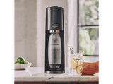 Máquina gasificadora de agua - SodaStream Terra Starter Pack, Botella 1 l, Conexión rápida de CO2 (Quick Connect), Comodidad inalámbrica