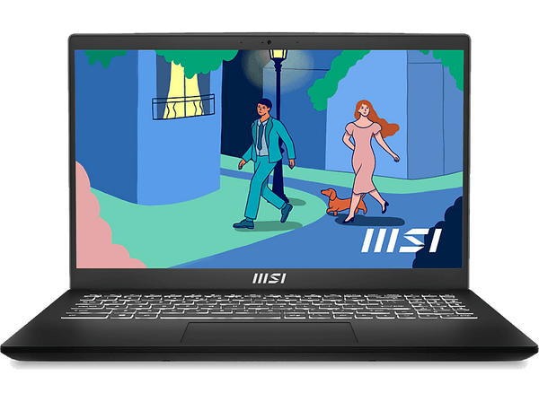 Portátil - MSI Modern 15 B12M-025XES, 15.6" Full HD, Intel® Core™ i5-1235U, 8GB RAM, 512GB SSD, Iris® Xe, Sin sistema operativo