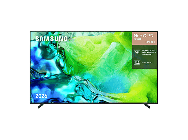TV Neo QLED 50" - Samsung TQ50QN80HAUXXC, UHD 4K, NQ4 AI Gen2, Smart TV, Full AI, Wifi, Negro