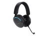 Auriculares gaming - Trust GXT 491, Circumaurales, Bluetooth, Con micrófono, Iluminación RGB, Negro