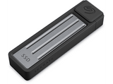 Disco duro SSD externo - Seagate Ultra Compact, 2 TB, 2000 MB/s, USB-C, IP54, Azul