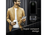 Powerbank - CellularLine Roller, 20000 mAh, Carga rápida, 65 W, 144 horas, USB-C, USAB-A, Negro