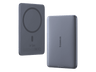 Powerbank - Baseus PicoGo AM41 Ultra-fina, 5000 mAh, 20W, Carga magnética, Con cable Tipo C 60W, Carga Pass-Through, Carga rápida, Gris