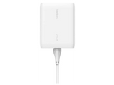 Cargador de pared - Belkin BoostCharge Pro Cargador USB-C GaN de 4 puertos de 200 W, Universal, Blanco
