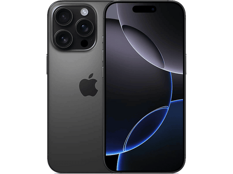 Apple iPhone 16 Pro, Titanio Negro, 256 GB, 5G, 6.3 