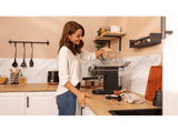 Cafetera express - Cecotec Cafelizzia 890 Rose Pro, 20 bar, 1350 W, 1.1 L, 2 tazas, Compacta, Thermoblock, Manómetro, Gray