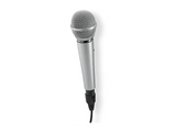 Micrófono - Hama Jam Star, 100 Hz - 10 kHz, Dinámico, Cardioide, Cable 3m, Plata