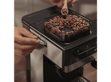 Cafetera express - Cecotec Power Espresso 20 Grind, 20 bar, 1350W, 1.7 l, 2 tazas, Molienda ajustable, Thermoblock, Pantalla táctil, Negro