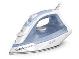 Plancha de vapor - Tefal Virtuo 30 FV2C41, 2000 W, 120 g/min, 0.24 l, Vapor vertical, Antigoteo, Antical,  Blanco / Azul