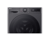 Lavadora secadora - LG F4DR6010AGM, Serie 600, 10 kg / 6 kg, 1400 rpm, 12 programas, AI Direct Drive™, TurboWash™360˚, Inox grafito antihuellas