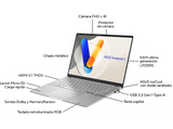 Portátil - ASUS Vivobook S 14 OLED M5406NA-QD063W, 14 WUXGA, AMD Ryzen™ 5 7535HS, 16GB RAM, 512GB SSD, Radeon™ 660M, Windows 11 Home