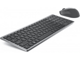 Pack Teclado + Ratón - Dell KM7120W, Inalámbrico, Pilas AA, Bluetooth, 36 meses Autonomía, Gris titanio