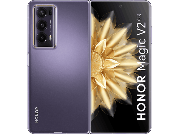 Móvil - Honor Magic V2 + PAD8, Púrpura, 16+512GB, 16GB RAM, 6.43" AMOLED, Qualcomm® Snapdragon® 8 Gen 2, 5000mAh, Android
