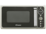 Microondas con grill - Candy DIVOG20CC, 900W, 6 niveles, Display digital circular, 20 l, Crema
