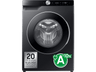 Lavadora carga frontal - Samsung WW90DG6U85LBU3, 9 kg, 1400 rpm, Autodosificador, AI EcoBubble™, AI Wash, Negro