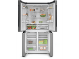 Frigorífico americano - Bosch KFN96VPEA, No Frost, 183 cm, 605 l, Sistema MultiAir Flow, Capacidad XXL ancho especial 90 cm, Acero Inox