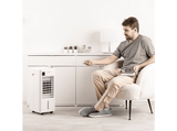 Climatizador evaporativo - Taurus R950 - 65 W, 3 velocidades, ventila, refresca, humidifica y purifica, panel táctil - Blanco