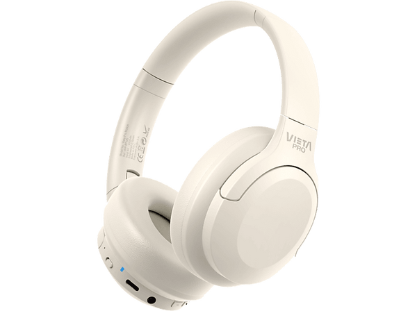Auriculares inalámbricos - Vieta Pro Motion, Circumaurales, Bluetooth, 50 h Autonomía, Blanco