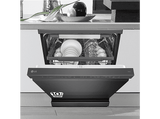 Lavavajillas - LG DF365FMS, 14 servicios, 10 programas, 60 cm, LED táctil, Tercera bandeja, TrueSteam™, QuadWash™, Acero negro grafito antihuellas