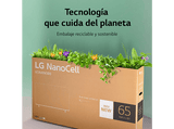 TV LED 55 - LG 55NANO766QA, UHD 4K, Procesador Inteligente α5 Gen5 AI Processor 4K, Smart TV, DVB-T2 (H.265), Azul Oscuro Ceniza